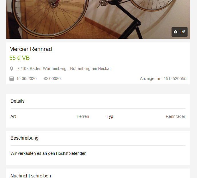 best of ebaykleinanzeigen... Seite 6 RennradNews.de