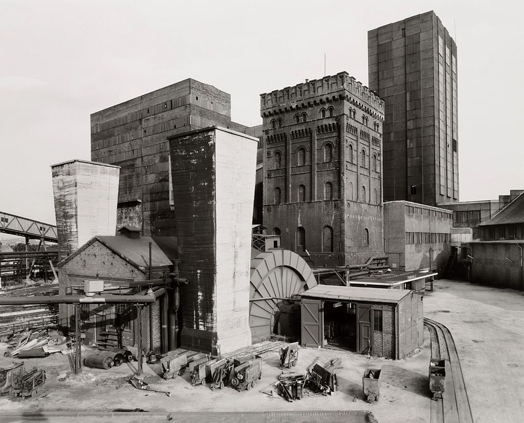 Bernd Becher - Hannover Mine 1-2-5, Bochum-Hordel, Ruhr Region, Germany 1973.jpg