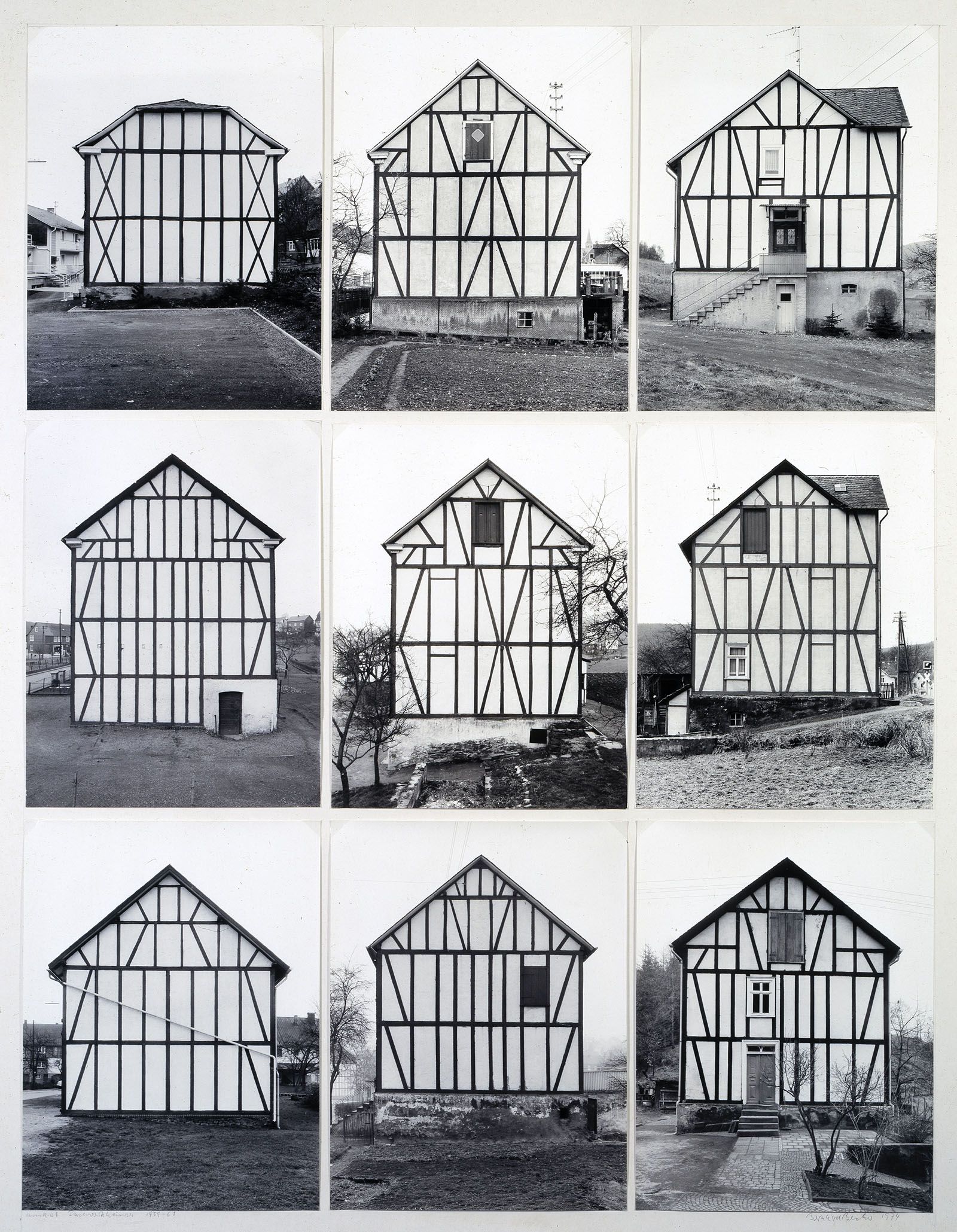 Bernd Becher & Hilla Becher - Half-Timber Houses 1959-61  1974.jpg