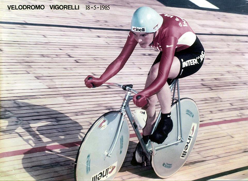 Cristina Emanuela Menuzzo 100 km world record the 18th of may 1985.jpg