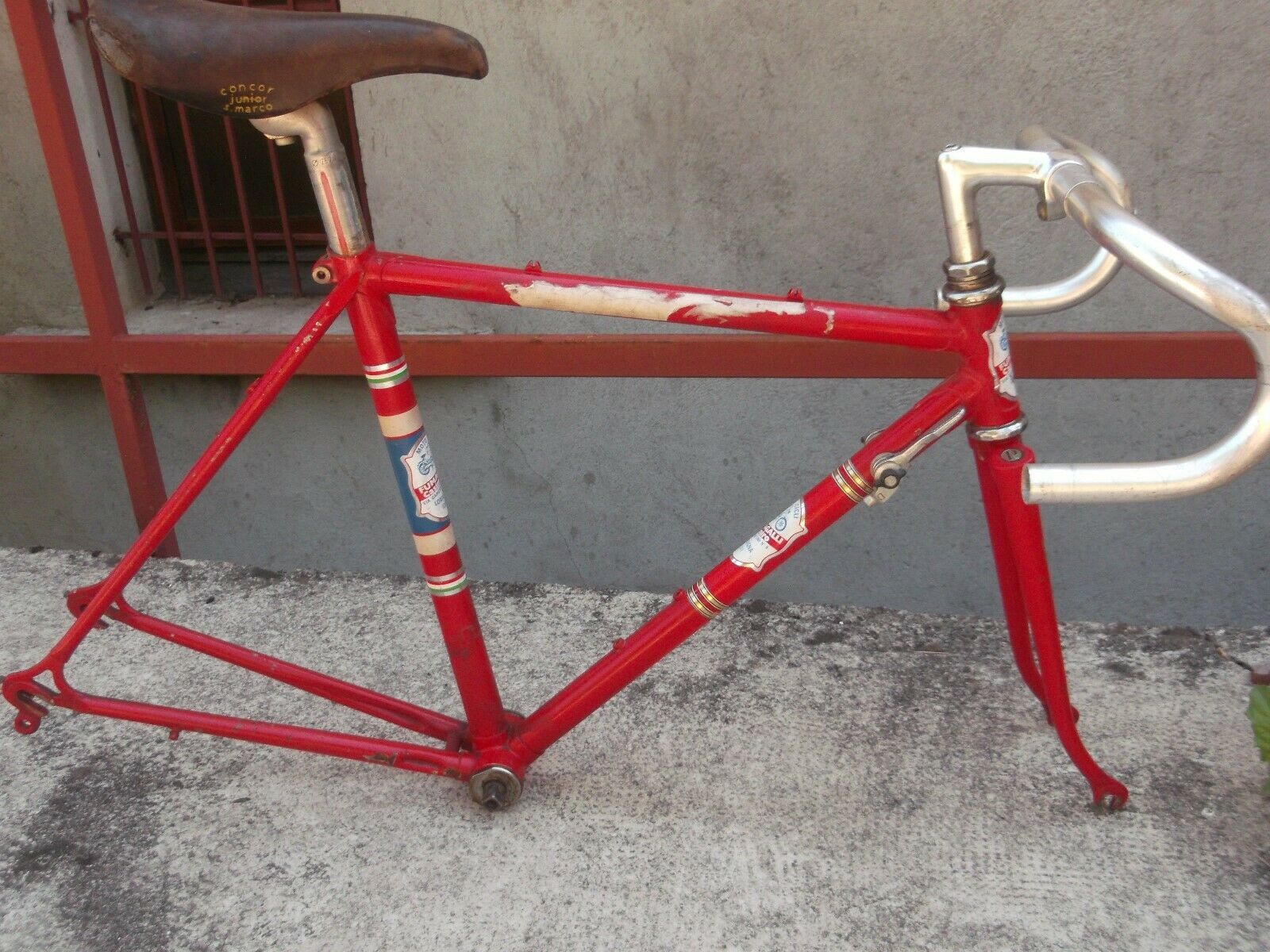  Details zu  TELAIO CORSA BICI VINTAGE PROFESSIONAL ITALIAN FRAME JUNIORES 22'' CASIMIRO NISI ...jpg