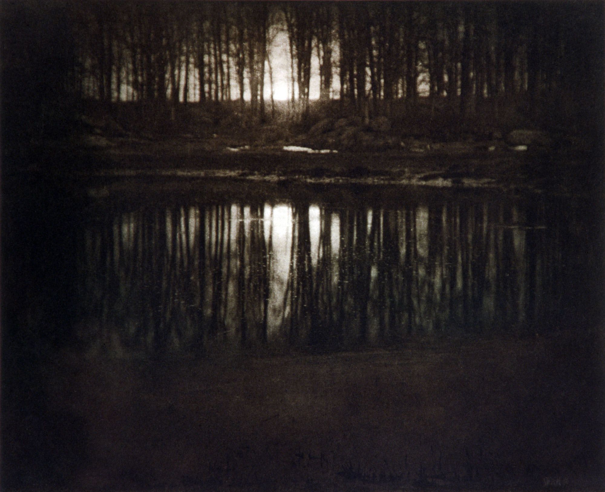 Edward J. Steichen - Moonrise, Mamaroneck, New York (1904, printed 1981-Photogravure).jpg