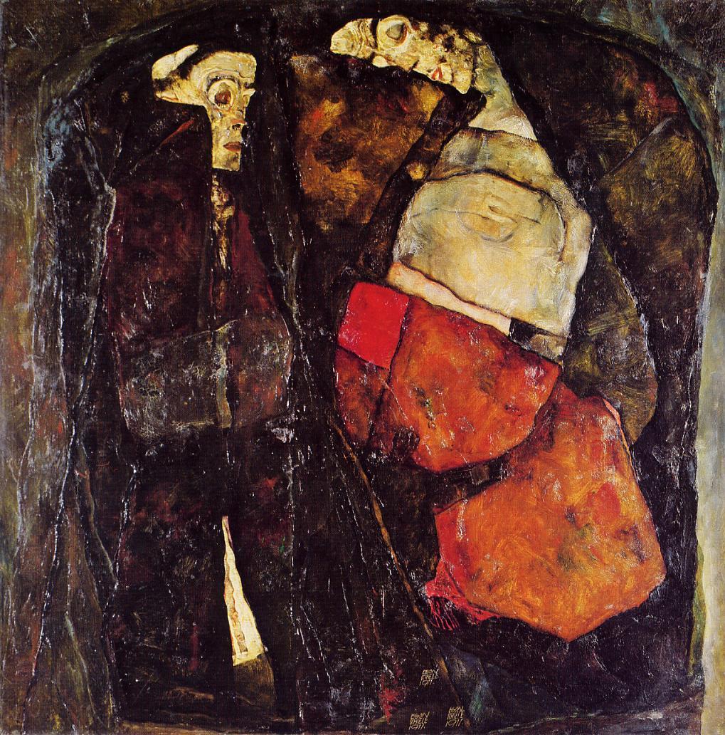 Egon Schiele - Schwangere Frau und der Tod.jpg