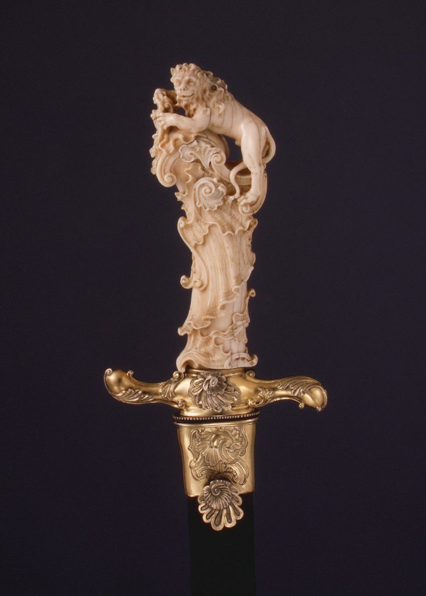 Hunting Sword with Scabbard, Grip attributed to Joseph Deutschmann.jpg