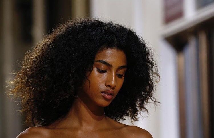 Imaan hammam, beauty, Oscar de la Renta, nyfw 16, ss, runway, black models,.jpg