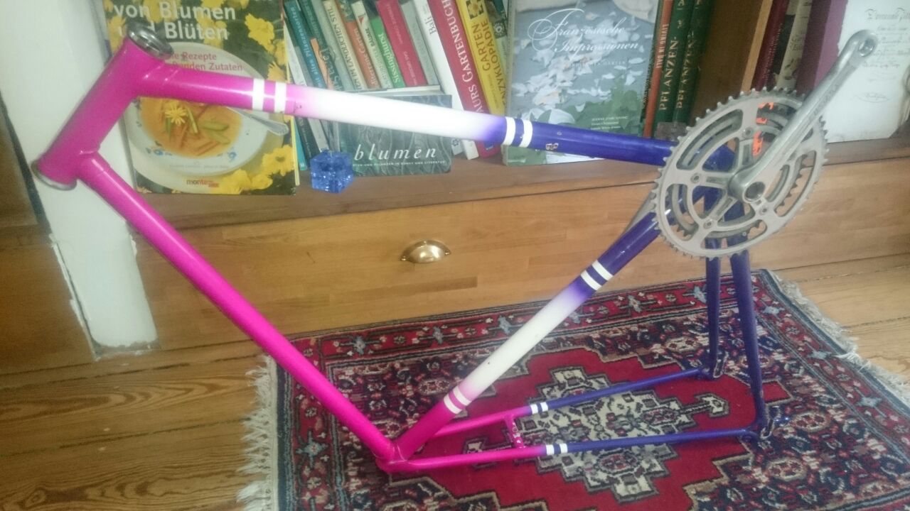 dann mache ich mein altes fahrrad auszubessern