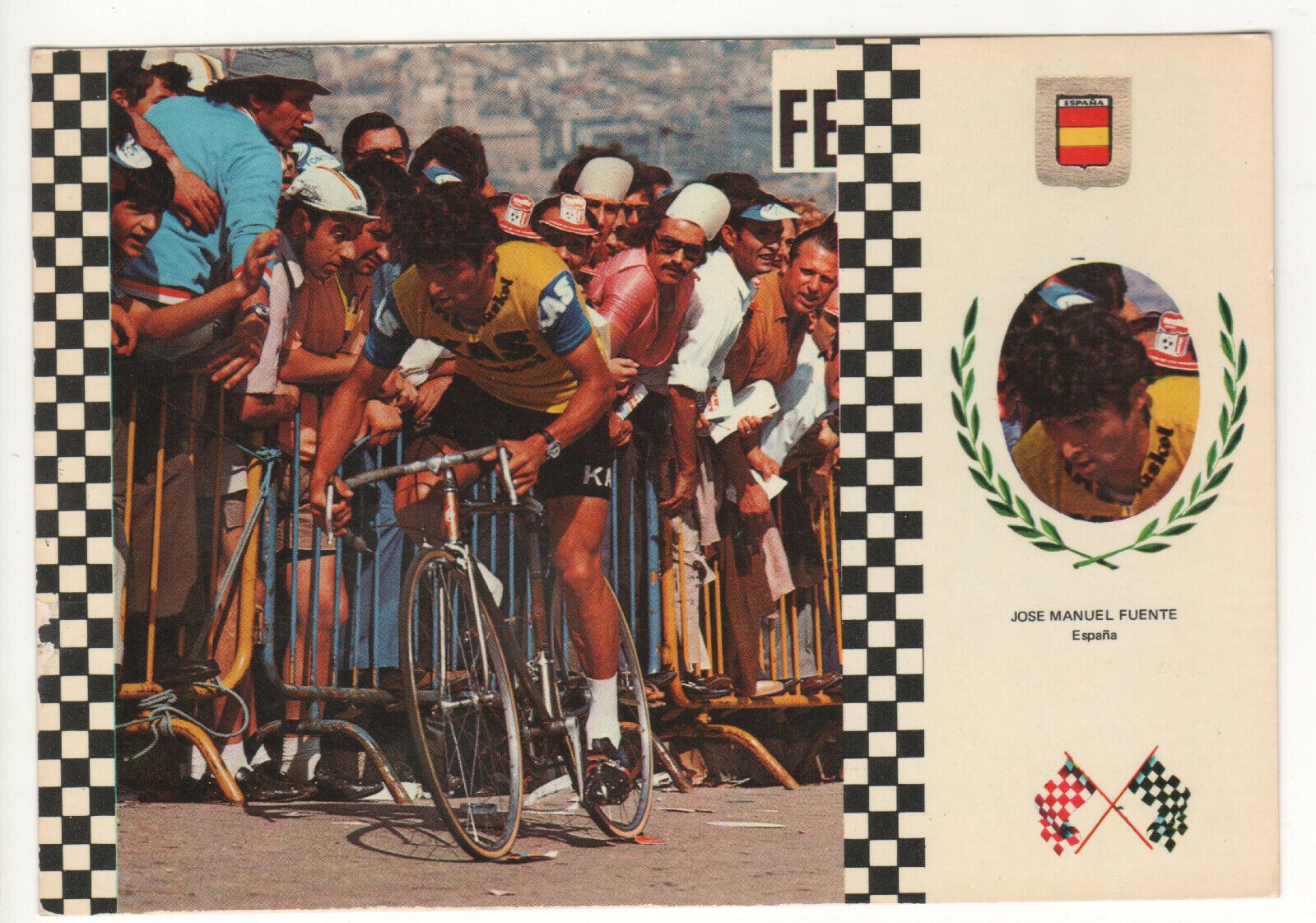 JOLIE CARTE POSTALE - JOSÉ MANUEL FUENTE - ESPAGNE - NON ÉCRITE - CYCLISME VÉLO.jpg