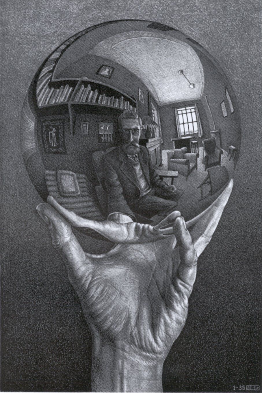 M.C. Escher Hand_with_reflecting_globe.jpg