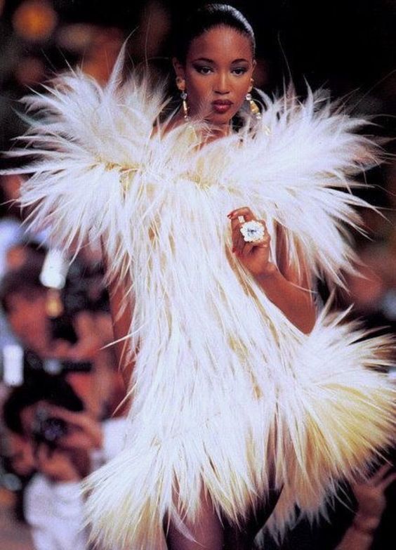 Naomi Campbell on the runway for Yves Saint Laurent FW 1987.jpg