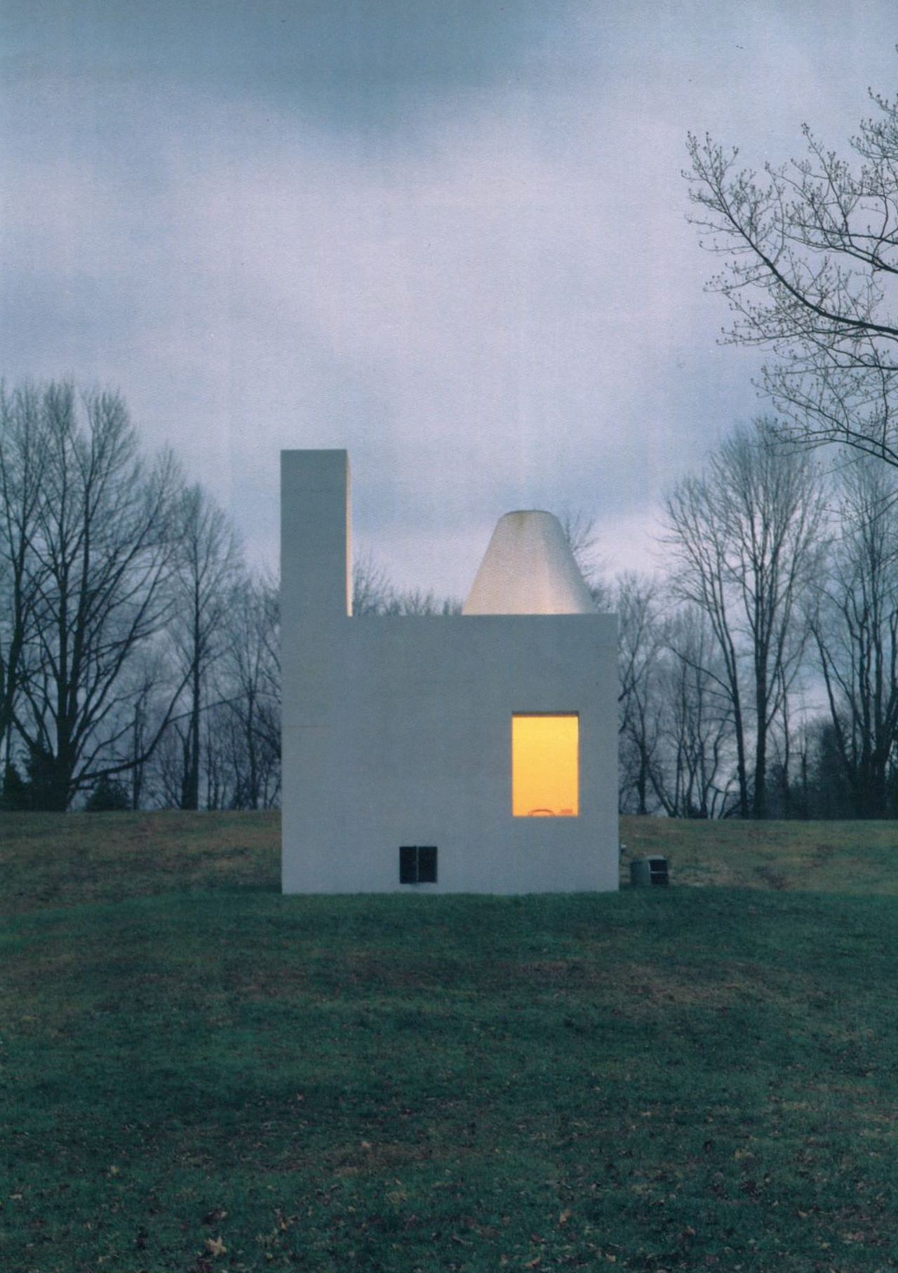 Philip Johnson, Library - Study, New Canaan, Connecticut, 1980.jpg