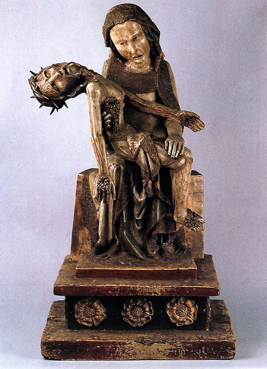 Pietà Röttgen, Holz gefasst, um 1300.jpg