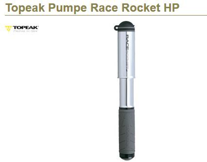 Topeak-Pumpe Race Rocket - Ventil wird immer mit rausgedreht