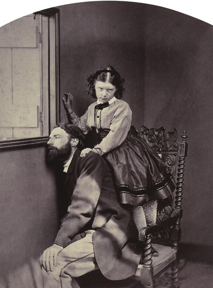 Rev. Thomas Childe Barker and daughter 1864 by Lewis Carroll.jpg