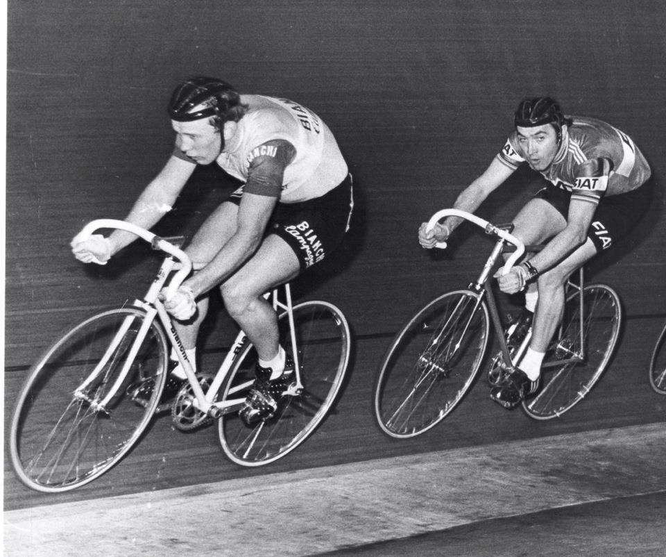 Rik van Linden Bahn Mailand mit Merckx.jpg