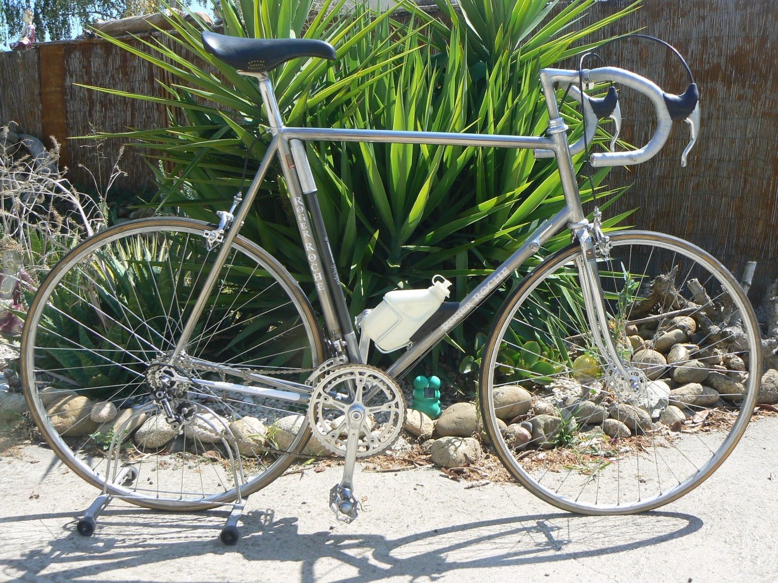Roger Roche campagnolo dropouts columbus slx full chrome frame fillet brazed.jpg