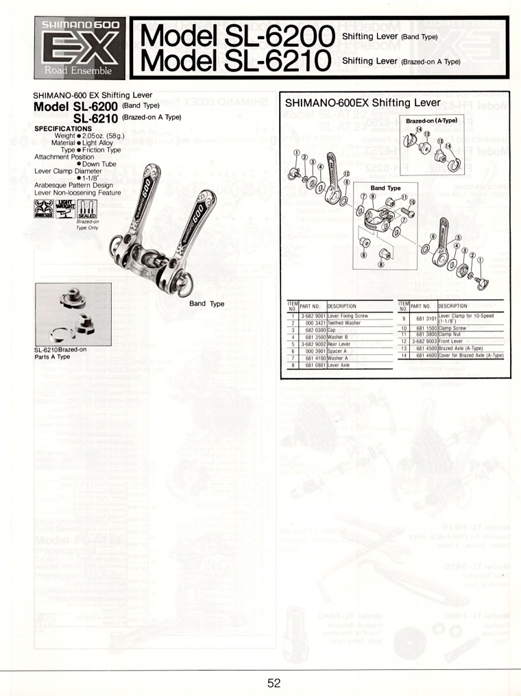 Shimano 600 Arabesque Schalthebel Einzelteile Explosionszeichnung.jpg