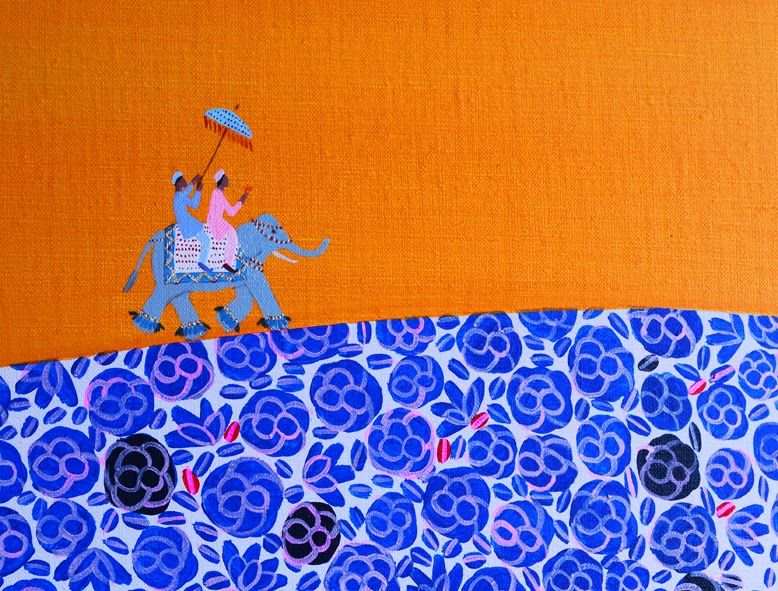 Shirin Sahba شیرین صهبا (Persian, b. New Delhi -based Beijing)The Wandering Maharajah 2013 (1).jpg