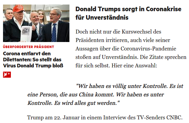 So stellt das Virus Donald Trump bloß Stern Plus Logo Donald Trump.png