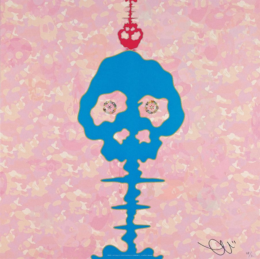 Takashi Murakami - Time Bokan (camouflage pink).jpg