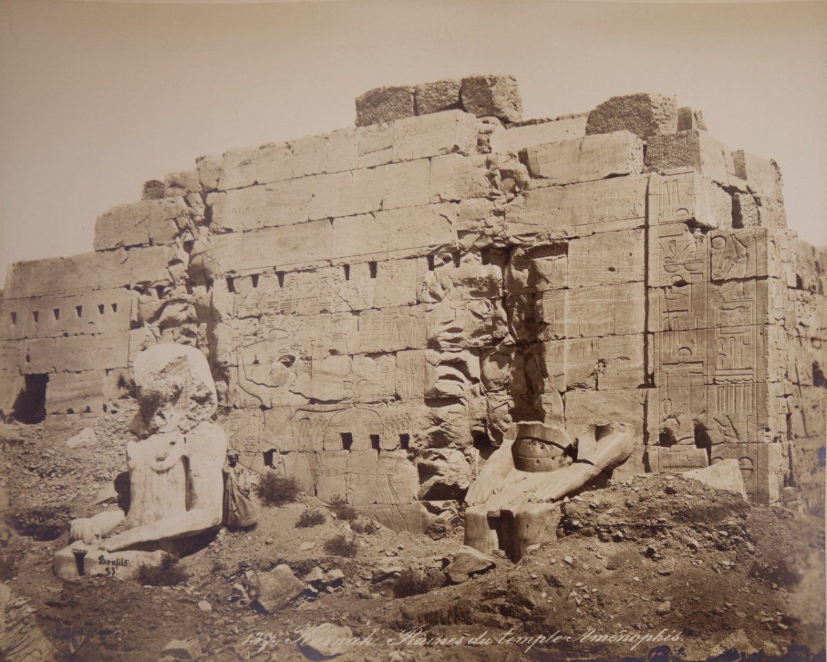 Temple of Amenhotep, Karnak, Egypt, circa 1867.jpg