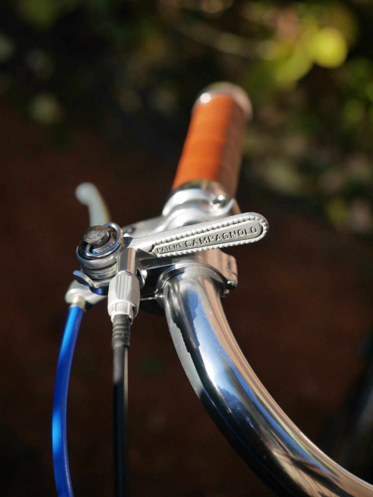 VeloOrange Thumb Shifter Mounts with Campagnolo Rahmenschalthebel.jpeg