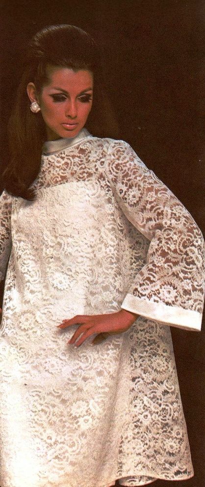 Veronica Hamel is wearing a creation by Pierre Balmain, French Vogue, December 1969.jpg