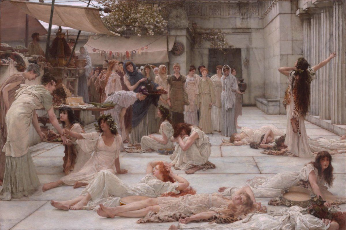 Women of Amphissa - L. Alma-Tadema, 1887.jpg