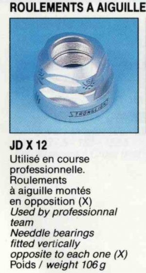 Stronglight JD X 12 Jeu de direction headset serie sterzo Steuersatz needle bearing roulements...jpg