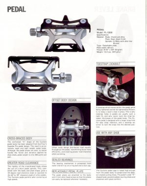 SunTour Cyclone catalog (Year of introduction 1984) Pedals.jpg