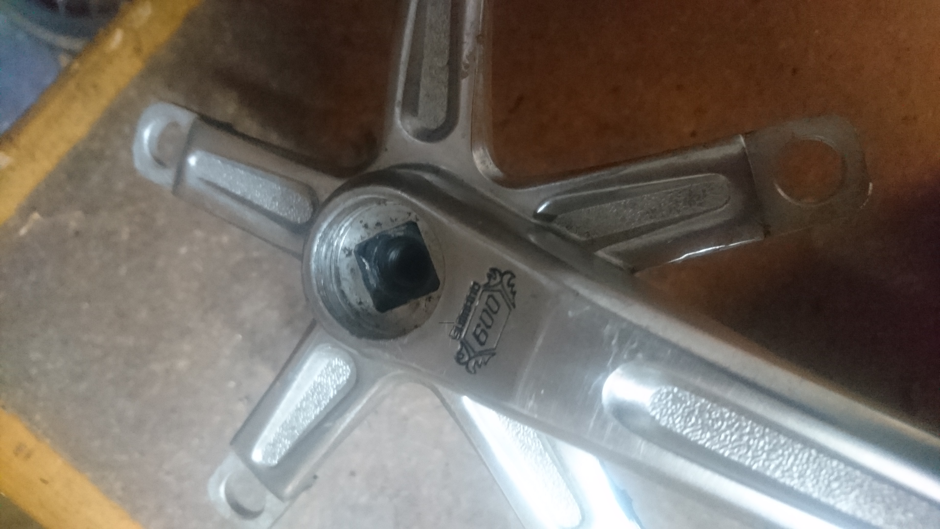 fahrrad kurbel geht nicht auf vierkant