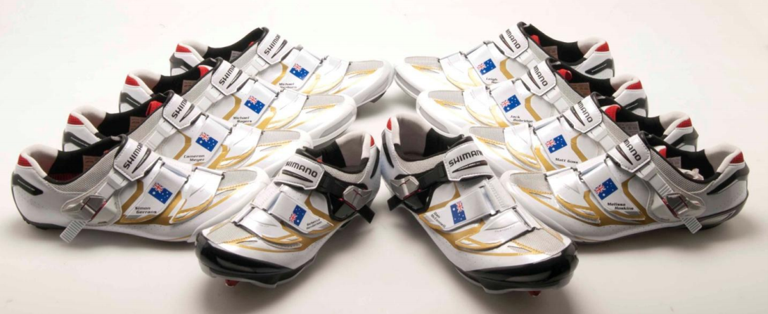 Spezielle Schuhe für Shimanos Olympioniken