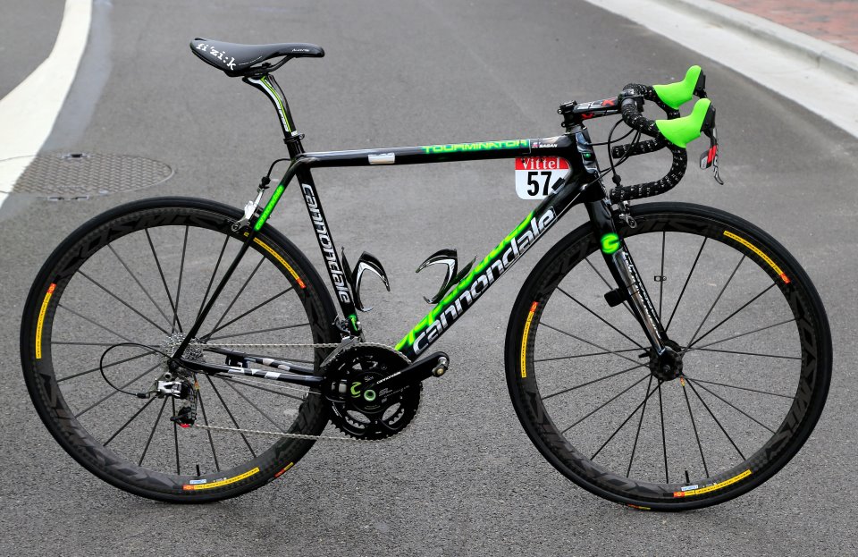 Arbeitsgerät: Peter Sagans Cannondale Super Six EVO Special Edition