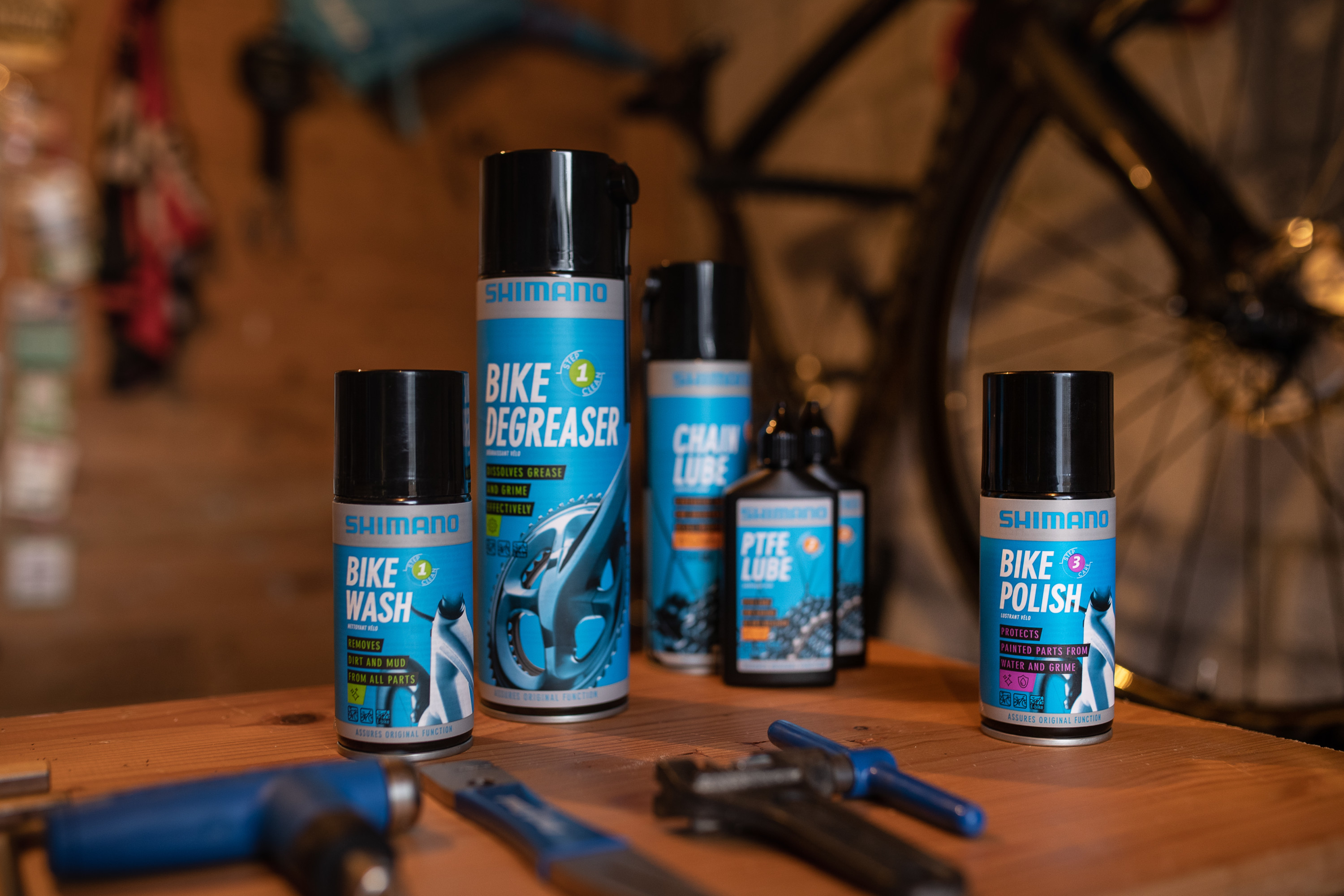 Shimano Clean, Lube & CareSerie Neue BikePflegeProdukte RennradNews