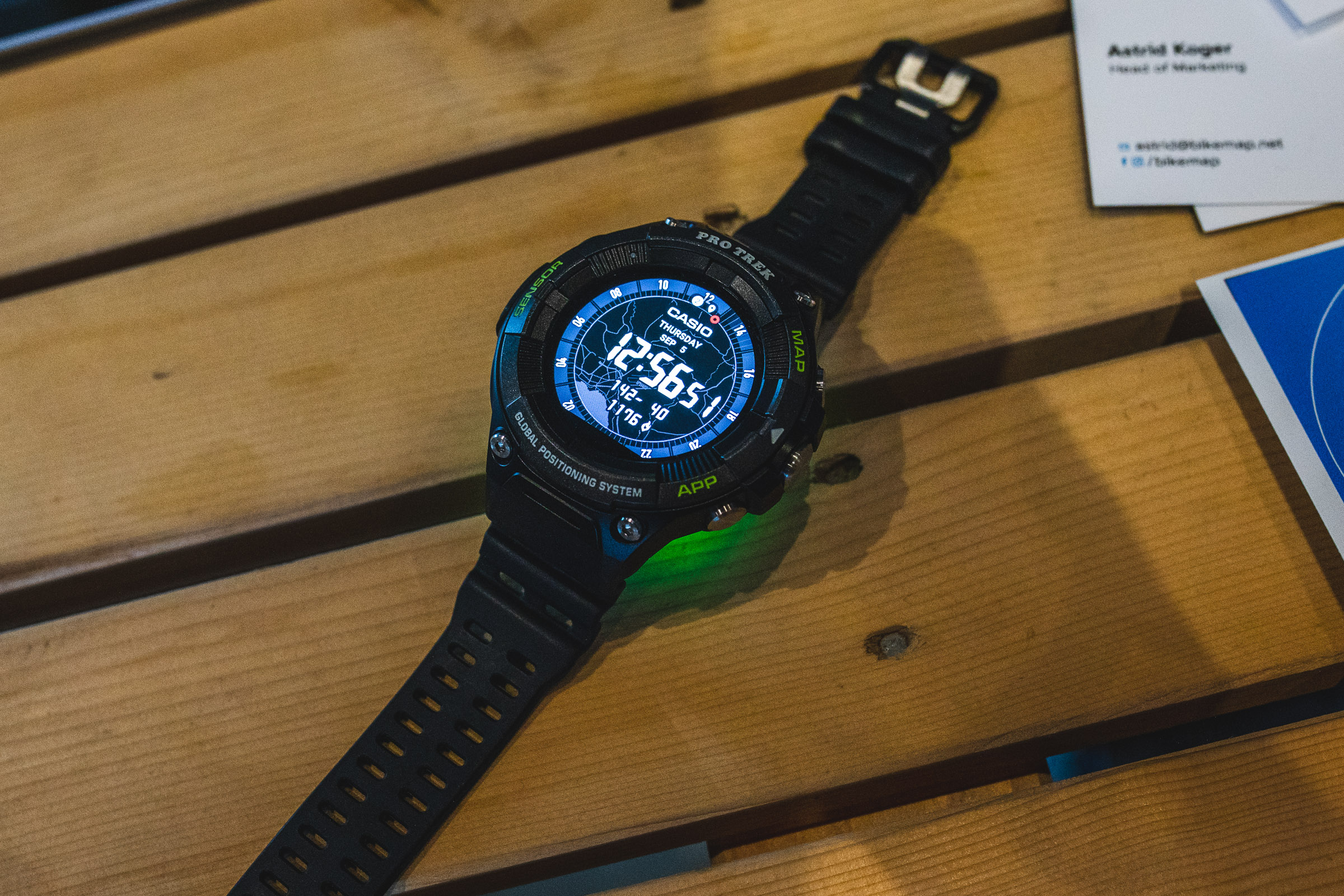 Eurobike 2019 Neue Casio Pro Trek Smartwatch mit Radfunktionen