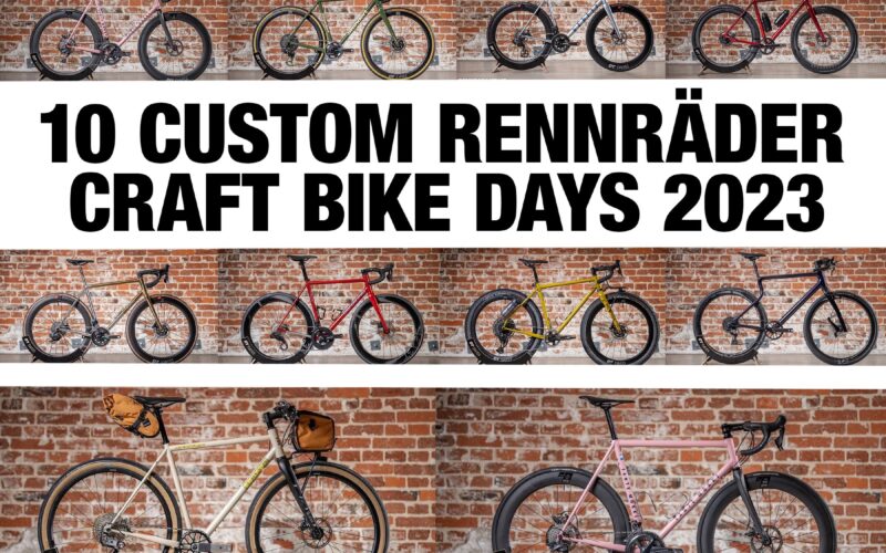 Craft Bike Days 2023 – Video Tag 2: 10 Custom-Bikes von BlingBling bis Bikepacking-Bolide