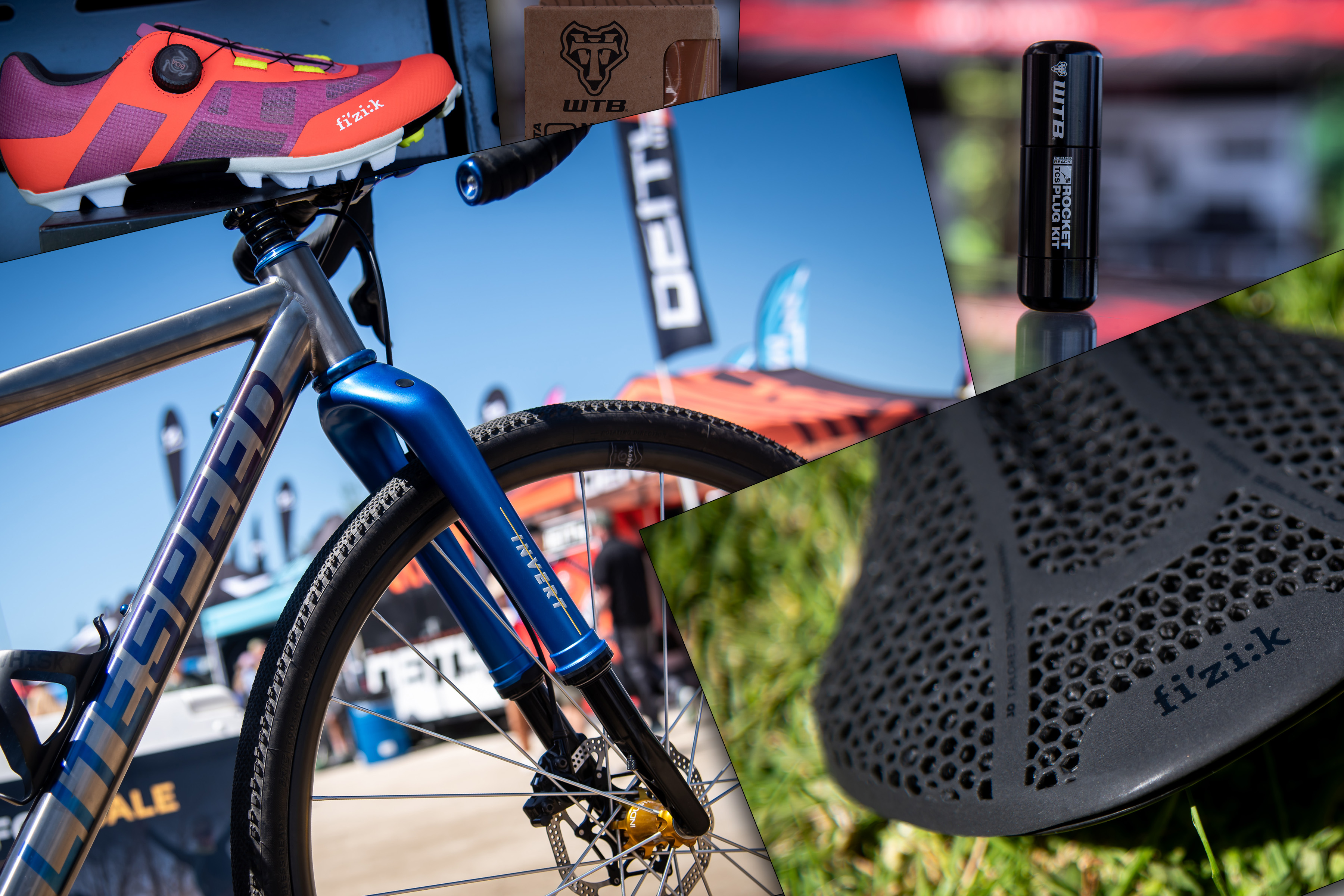 Sea Otter Classic 2024: Cane Creek Gravel-Federgabel, WTB TPU-Schläuche & Schuhe von Fizik