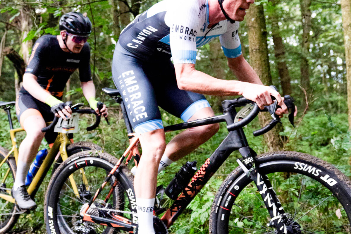 Erlkönig am Grail bei der Gravel DM: Canyon DT Swiss Gravel Gabel?